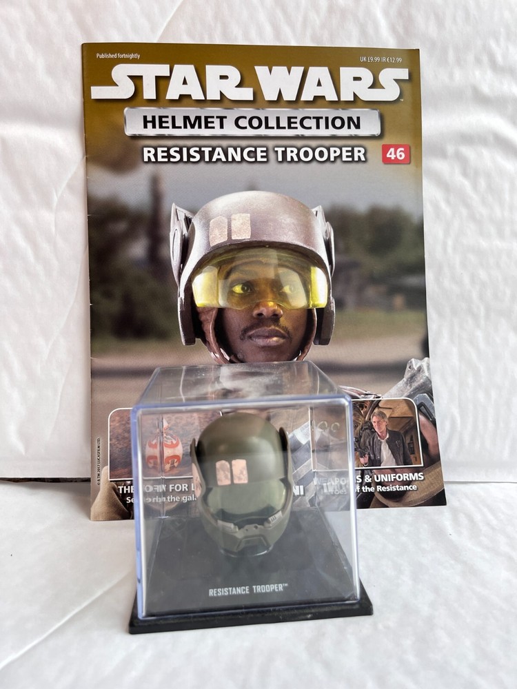 STAR WARS DEAGOSTINI REPLICA HELMET COLLECTION ISSUE 46 RESISTANCE TROOPER MODEL