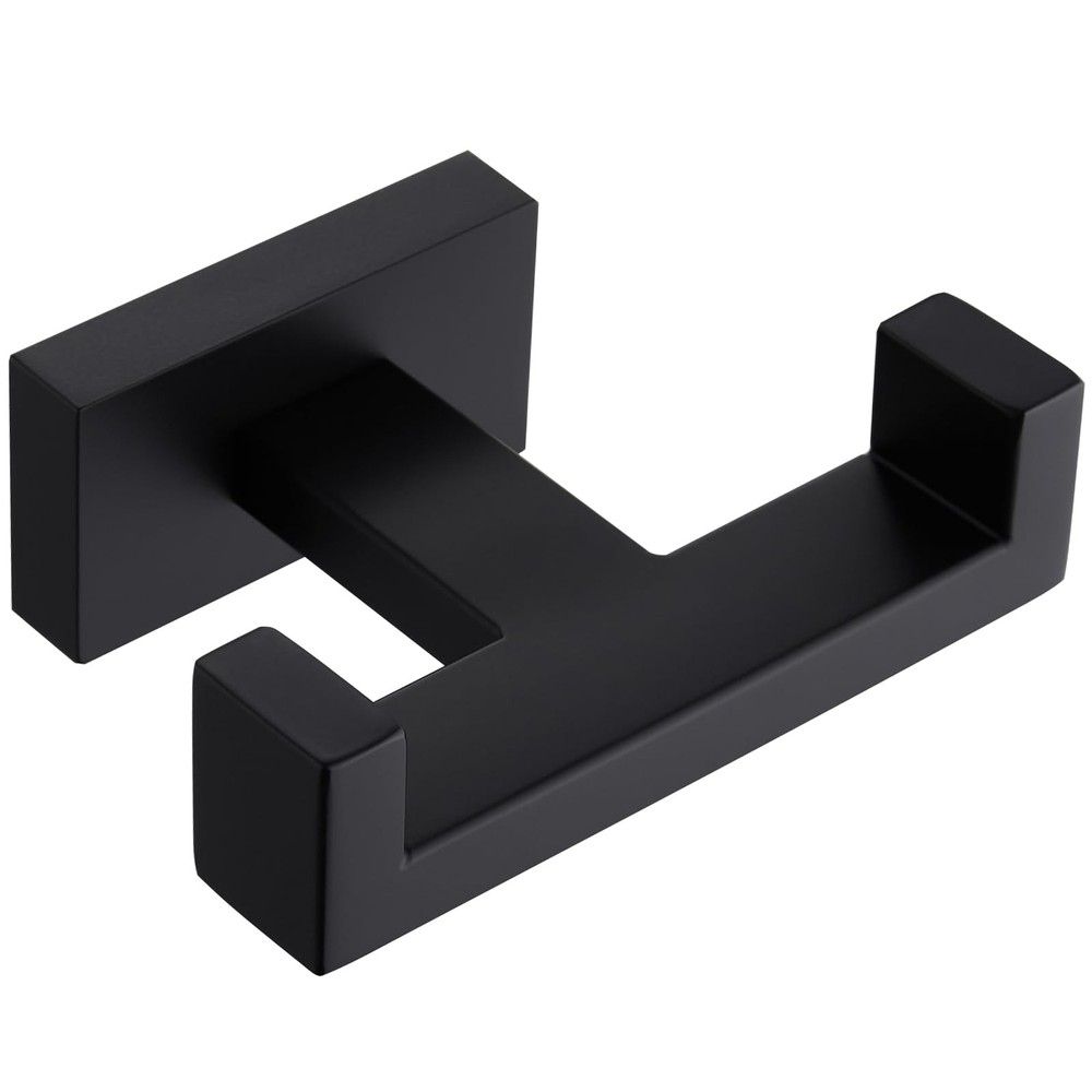 Stainless Steel Double Robe Towel Hook for Bathroom Utility Kit-image