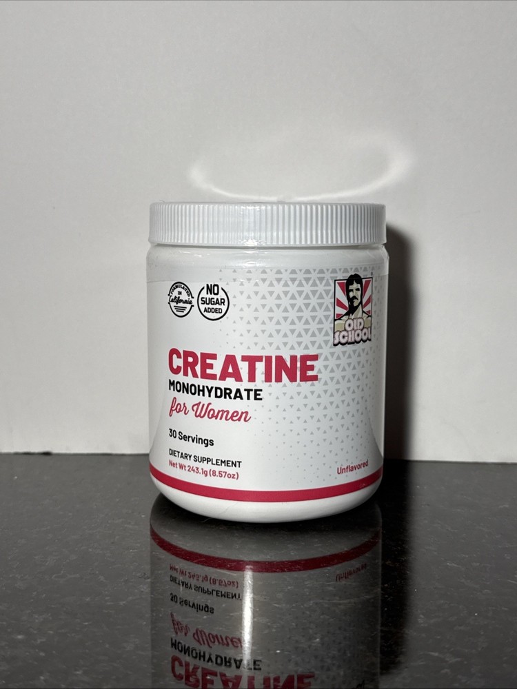 Old School Creatine Monohydrate For Women 30 Servings Unflavored