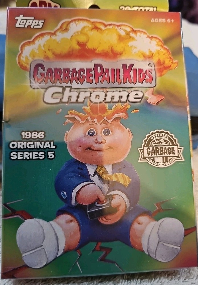 2022 Topps Chrome Garbage Pail Kids Series 5 Hanger Box – Factory Sealed!