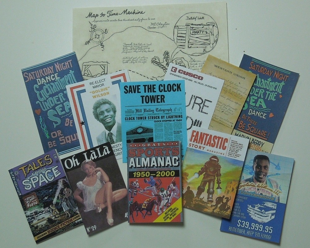 Back to the Future 1/6 scale Magazines and Documents - for Hot Toys Marty McFly