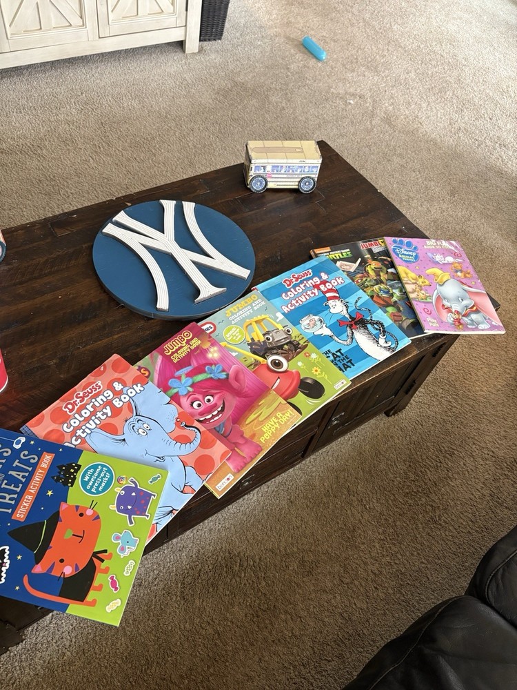 Coloring Book Lot Of 7-never Used