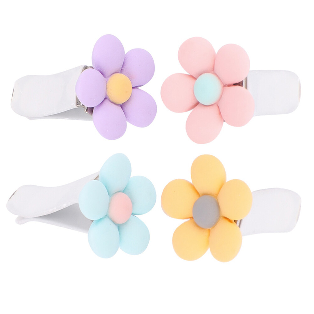 4 Pcs Car Diffuser Air Outlet Clip Flower Theme Decoration