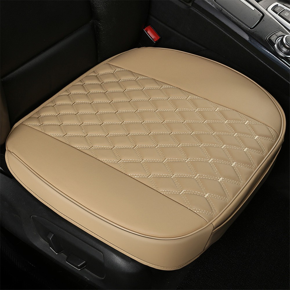 Breathable PU Leather Auto Seat Cover Front Cushion Pad Car Interior Accessory