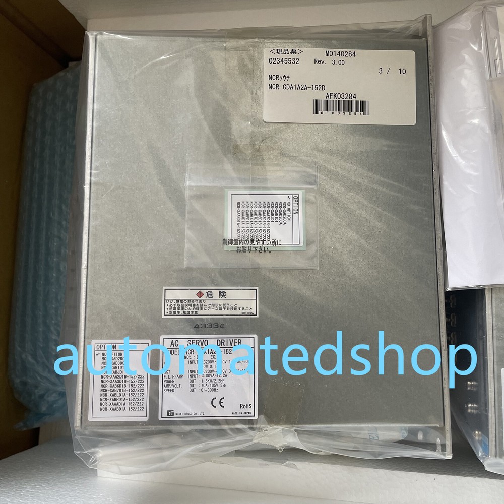 NIKKI Servo Drive NCR-CDA1A2A-152 Via DHL or FedEx