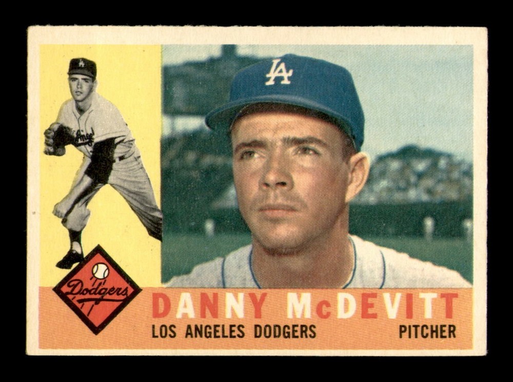 1960 Topps #333 Danny McDevitt EX-MT Baseball Card OBGcards