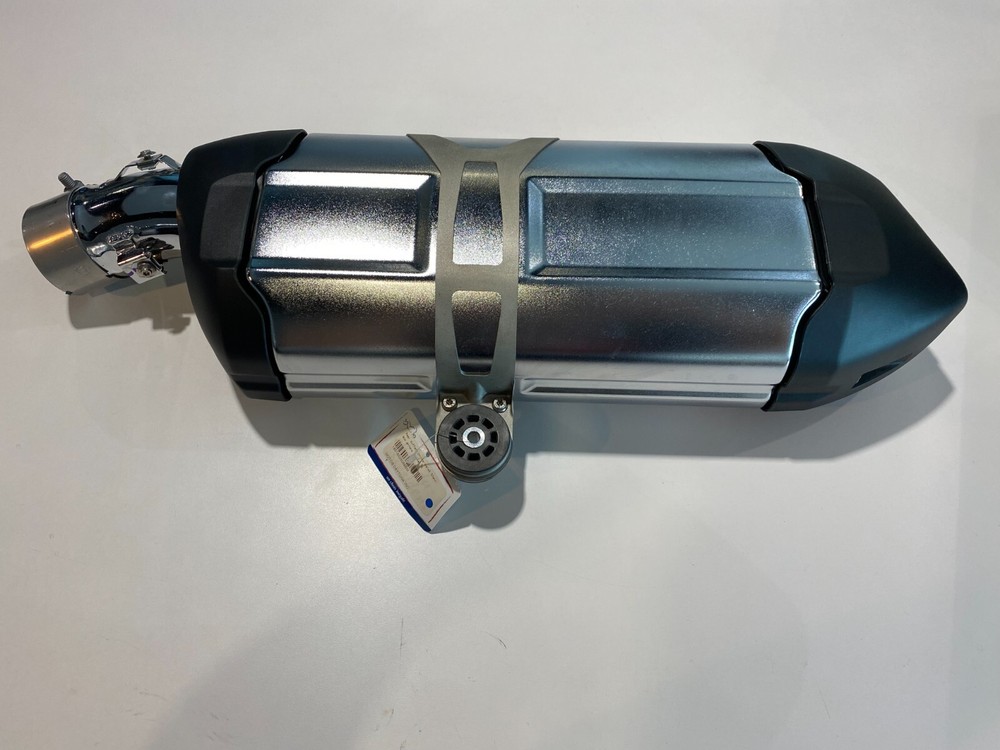 Rear muffler, chrome-plated Silencieux arriere chrome