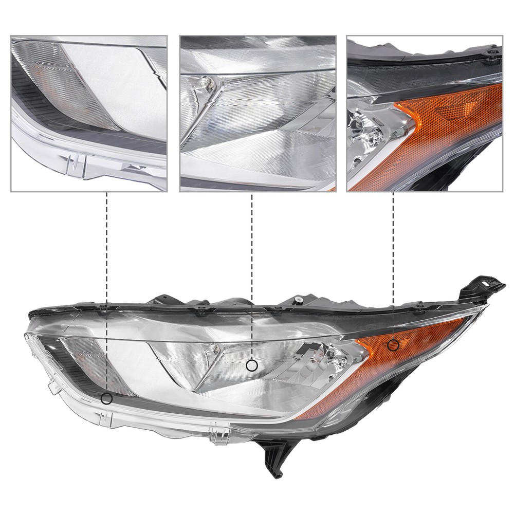 2019-2020 Ford Transit Connect Halogen Headlight Pair Left & Right OEM Replacement