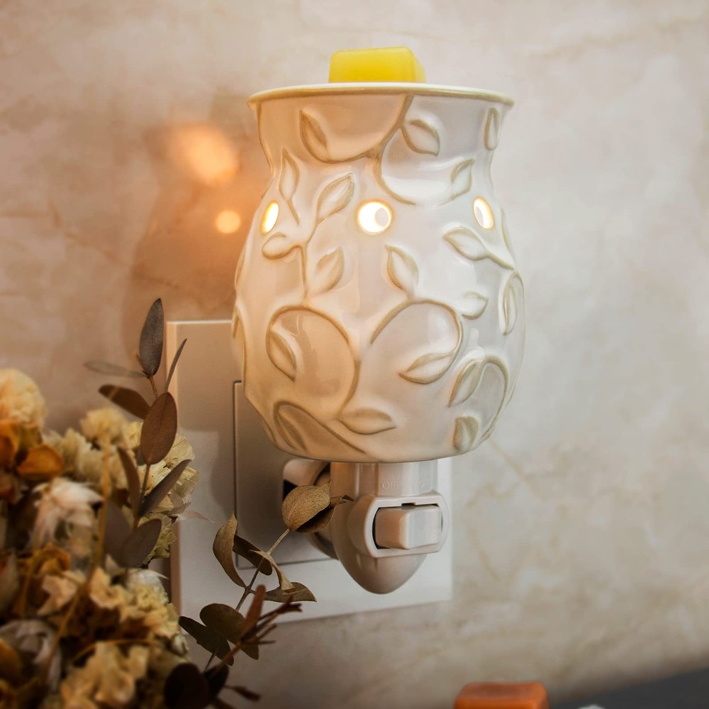 Candle Warmer Wax Melt Warmer Wax Warmer for Scented Wax Night Light Plug in ...