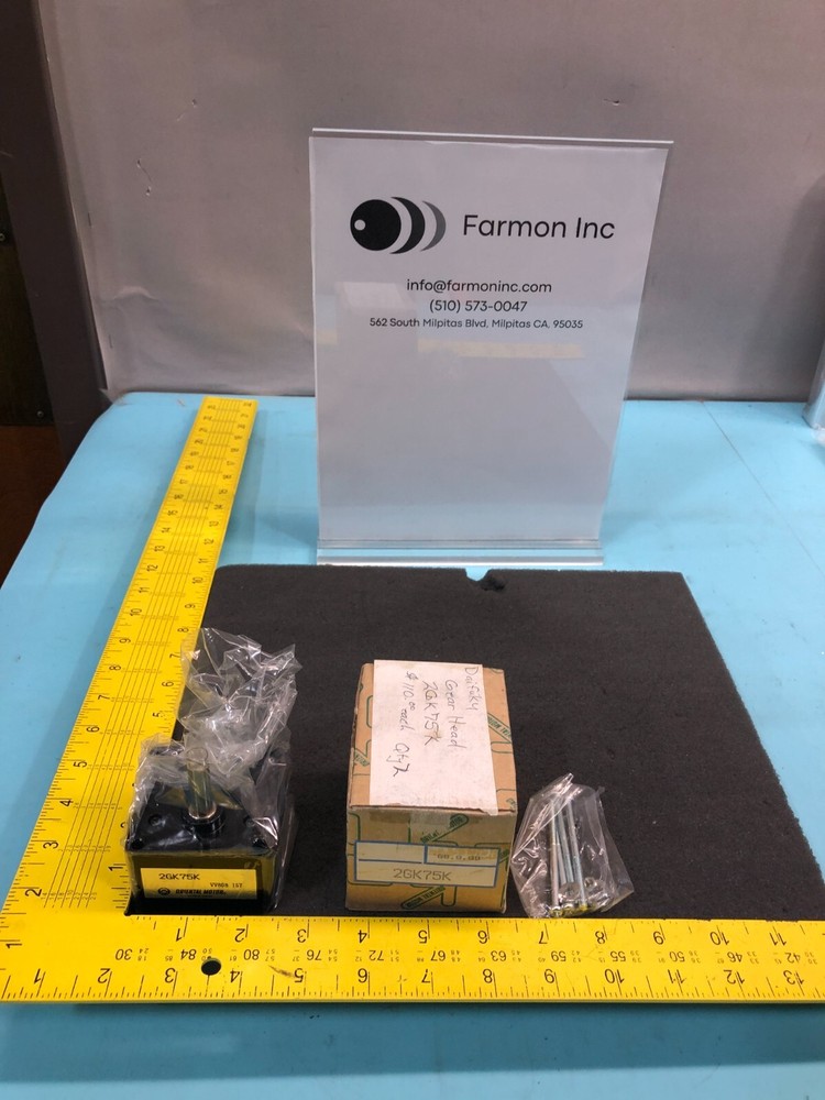 Oriental Motor 2GK75K Motor Gear Head, 165742