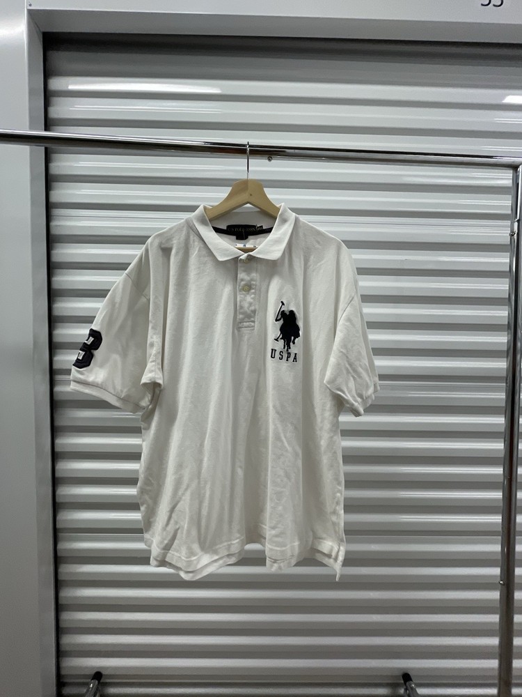 White USPA Polo Shirt
