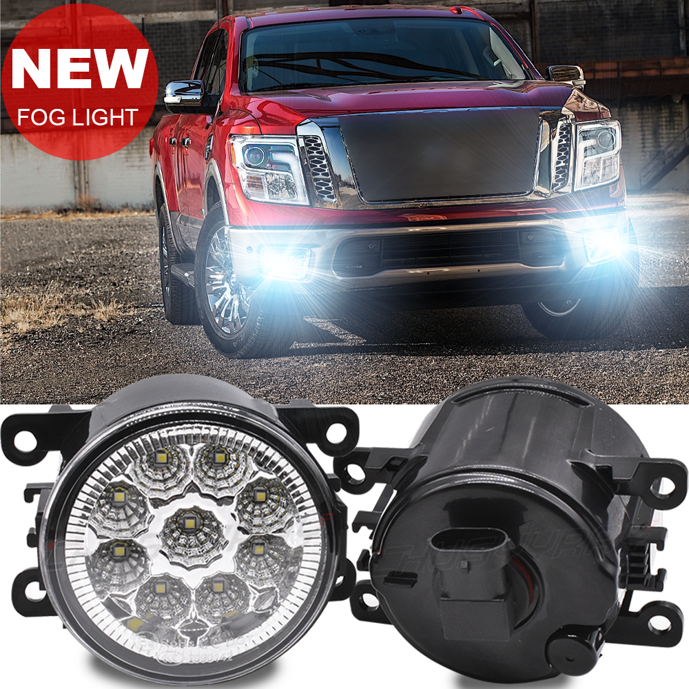 NEW Fog Light Lamp For Nissan Titan 2016 2017 2018 2019 Factory Replacement PAIR