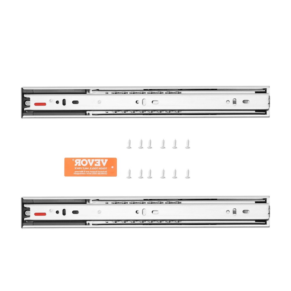 18-Inch Full Extension Ball Bearing Drawer Slides 6-Pair Soft Close 100LB Load Capacity  -image