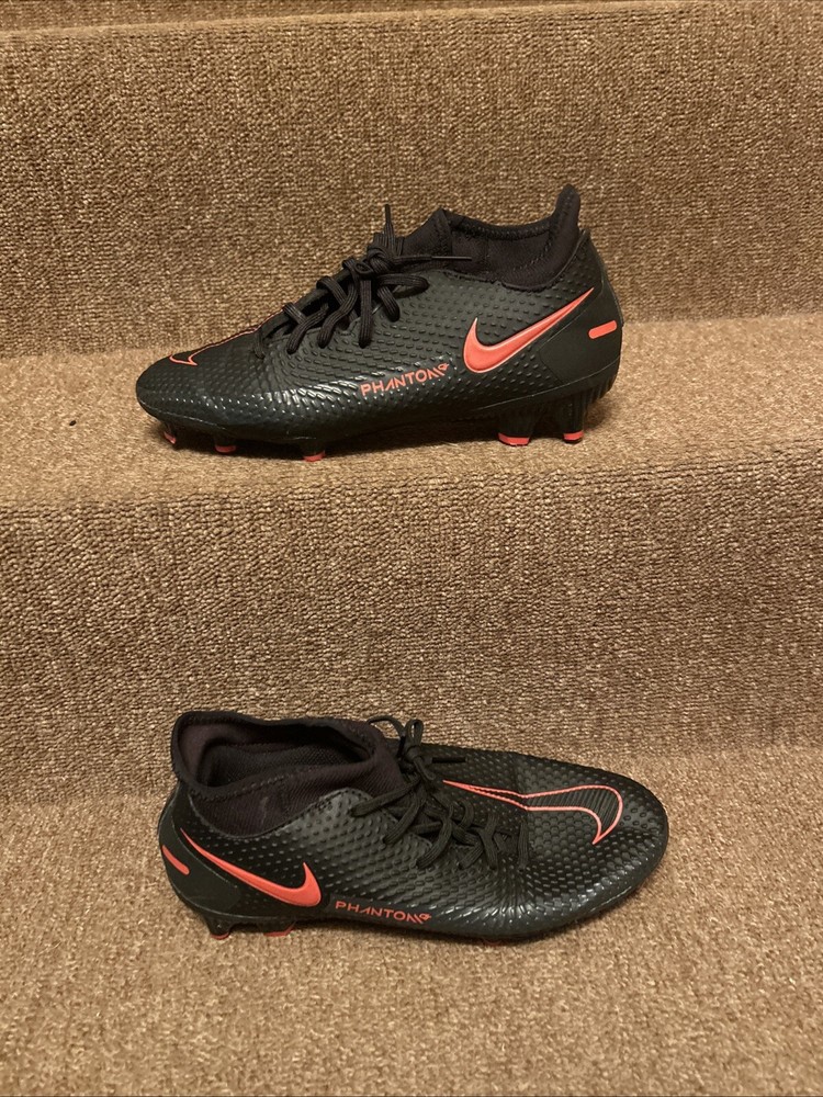 Nike Phantom Gt Elite MG Soccer Cleats Men's 6.5 Black Red Dynamic Fit