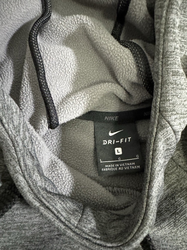 Men’s Nike Dri Fit Hoodie Size L Gray