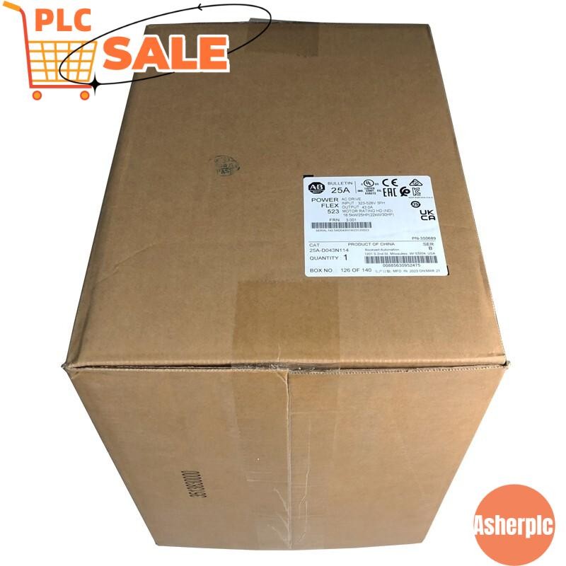 25A-D043N114 PowerFlex 523 22kW (30Hp) AC Drive 25AD043N114 New US Free Tax