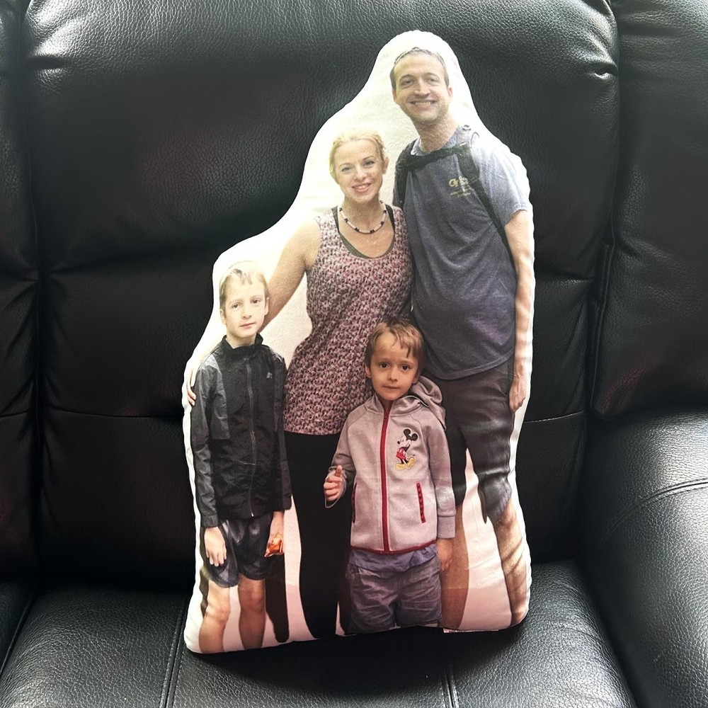 Custom Shaped Photo Pillow - Personalized Keepsake Gift Plush Cushion Decor