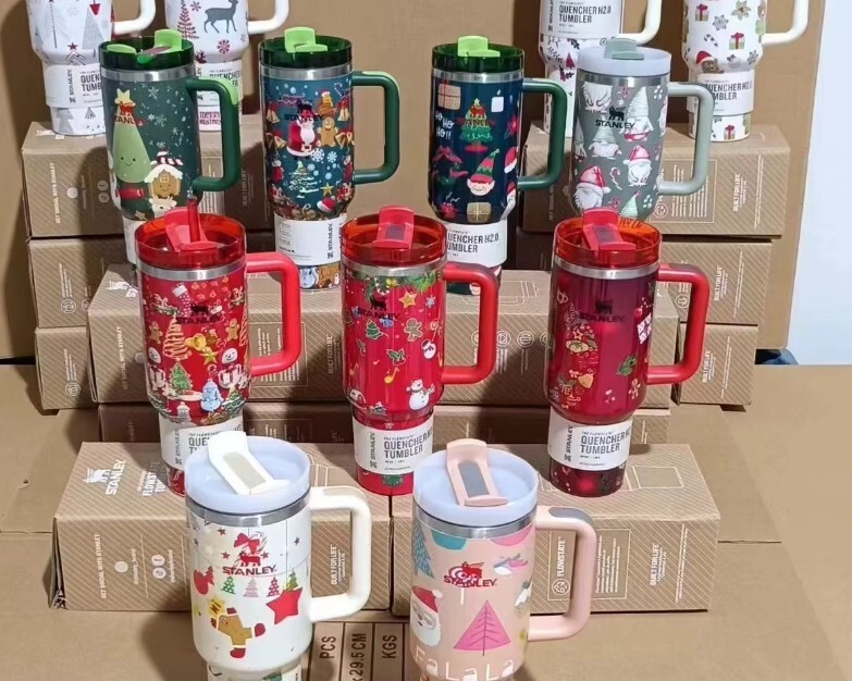 Christmas Holiday Stanley 40 Oz Tumblers
