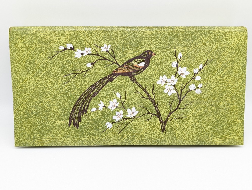 Vintage Springfield Boxed Stationary Bird On Branch W/ Sheets & Envelopes #7105