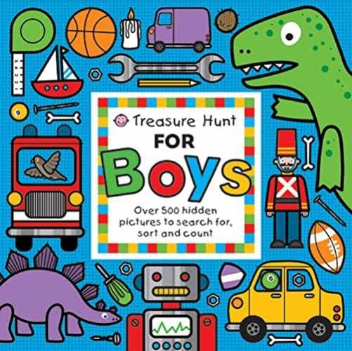 Treasure Hunt Adventure for Boys with 500 Hidden Objects Board Book by Roger Priddy