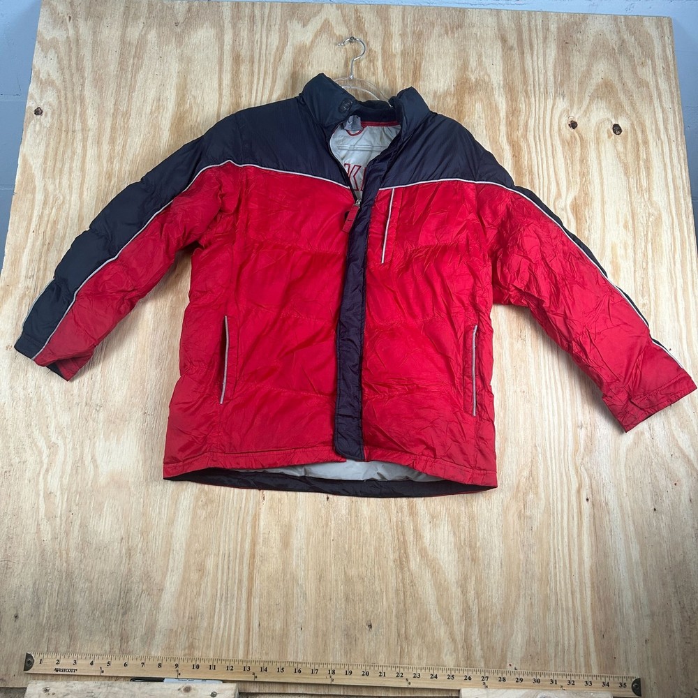 Vintage Nike Reversible Embroidered Full-Zip Bomber Jacket Men's Size Large 90's