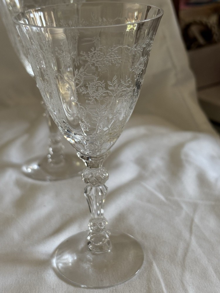Fostoria Navarre Water glass (4)