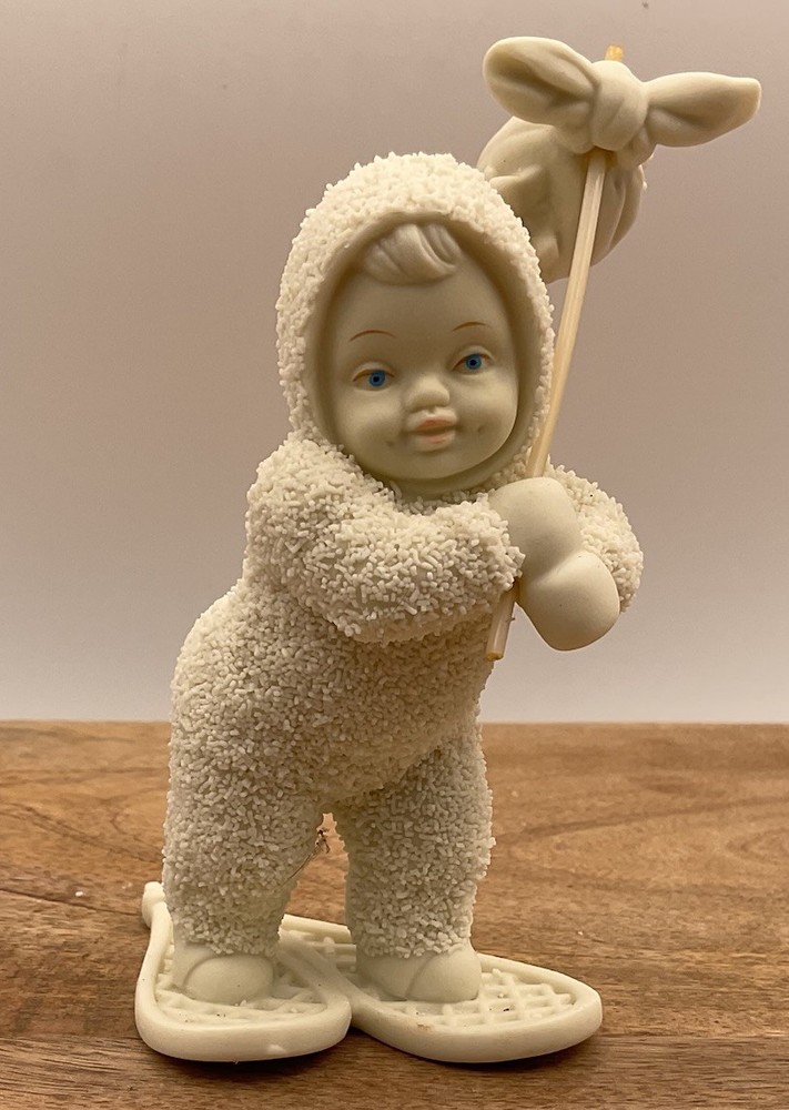 Dept 56 Snowbabies Shall I Play For You Figurine in Excellent Condition