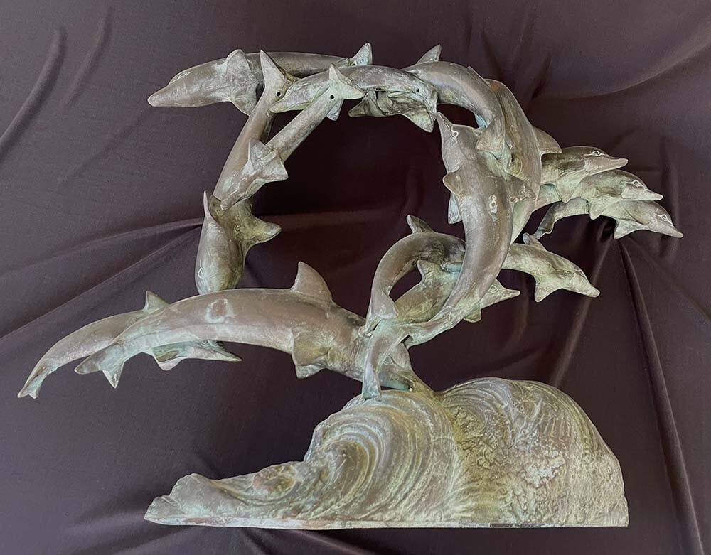 Leaping 15 Dolphins Wave 24