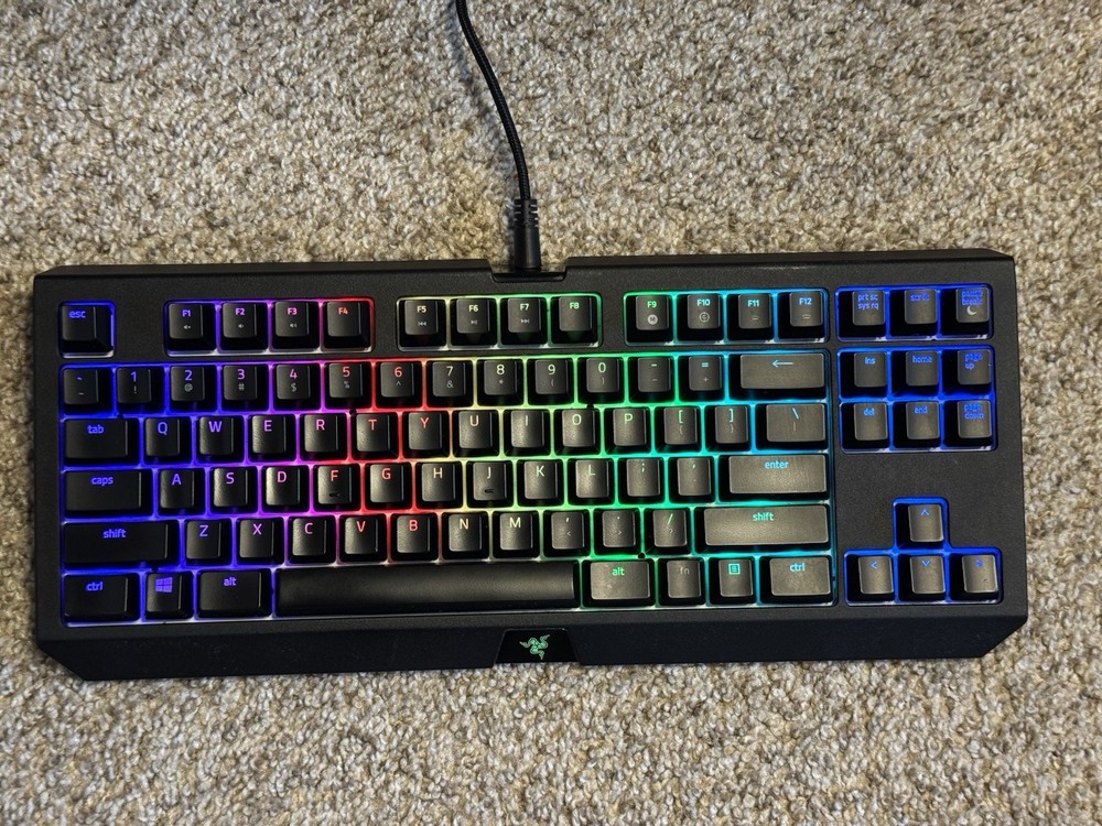 Razer BlackWidow TE Chroma V2 Keyboard Orange Switches (with o-rings silencers)