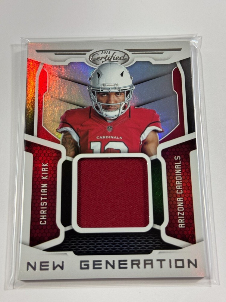 Christian Kirk 2018 Panini Certified New Generation Worn Mem Cardinals