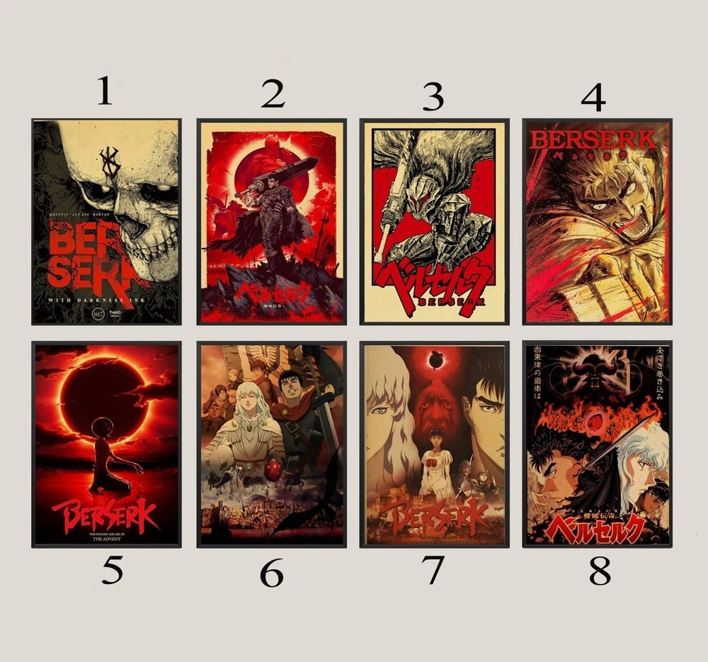 Berserk Dark Fantasy Eclipse Collection Anime Poster