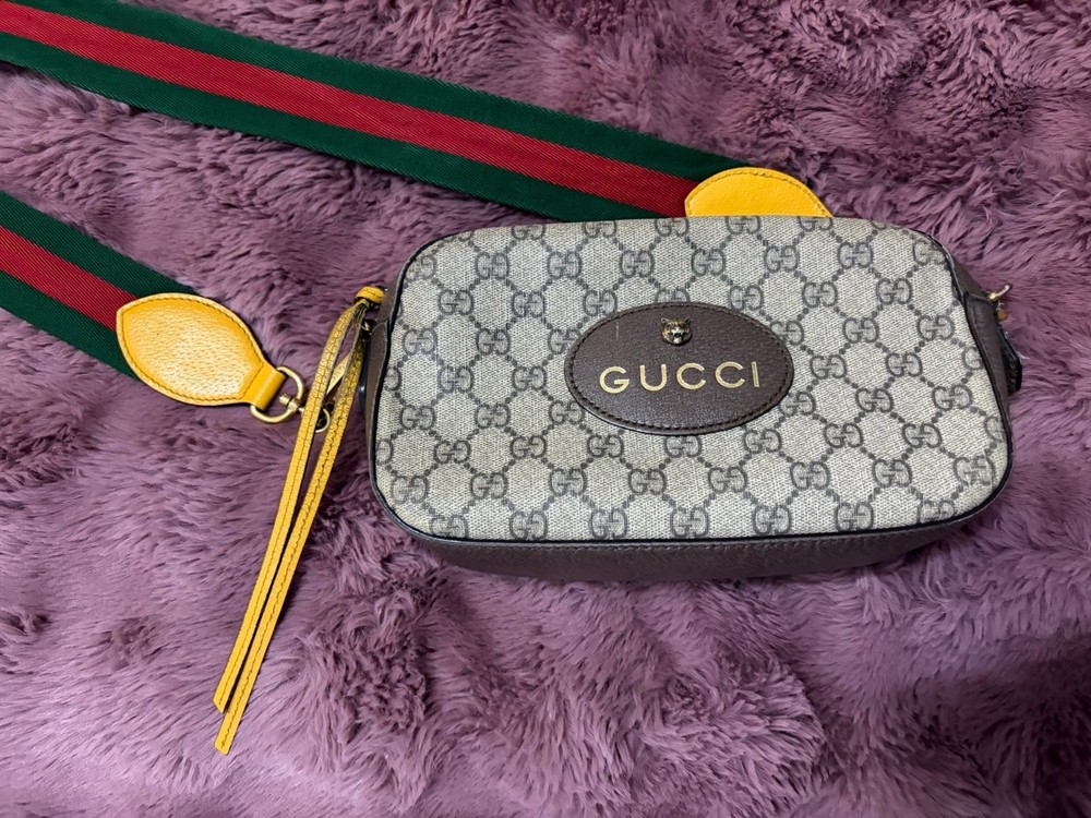 Gucci Neo Vintage Gucci GG Crossbody Small Beige/Brown Canvas/Leather