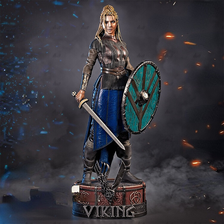 Viking Warrior Diy Resin Figure 1/24 Scale Model Kit Unpainted Unassembled Toys