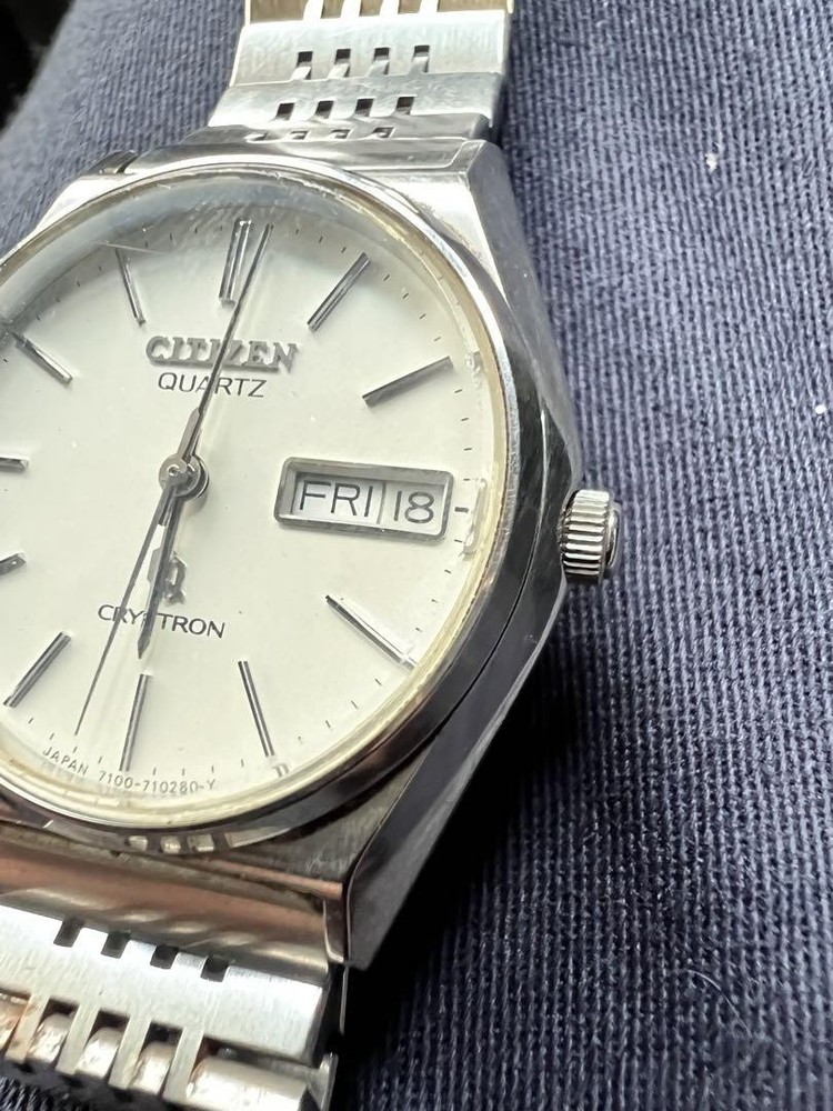 Citizen Cristron Eco-Drive Stainless Steel Watch