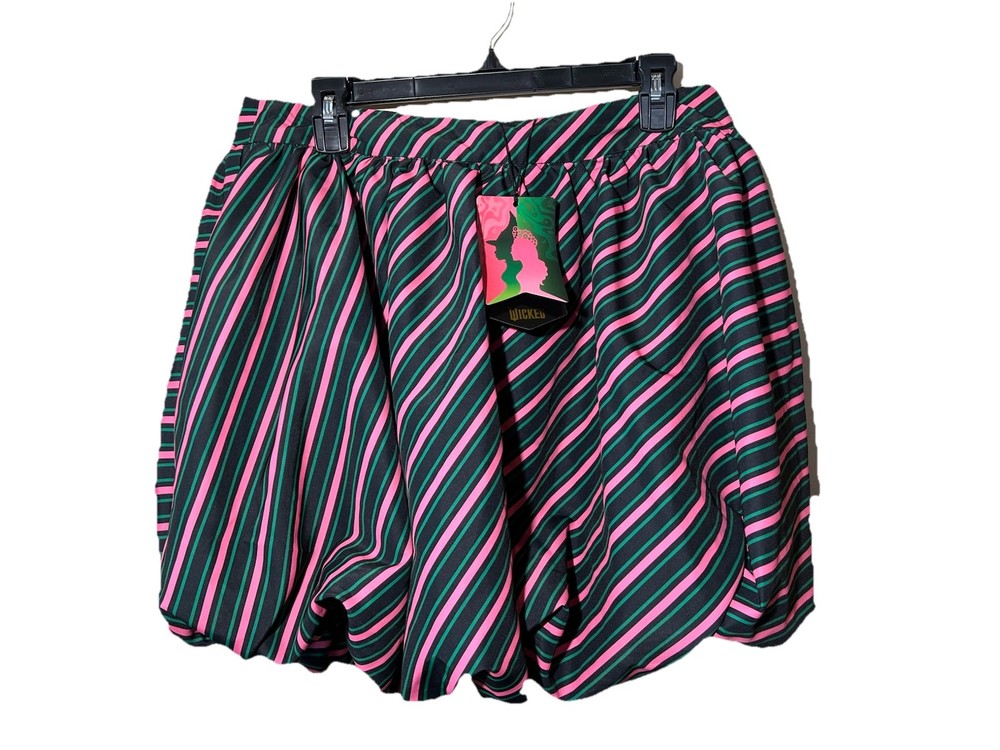 Wicked Paul Tazewell x Target Striped Multicolor Bubble Mini Skirt Women S New
