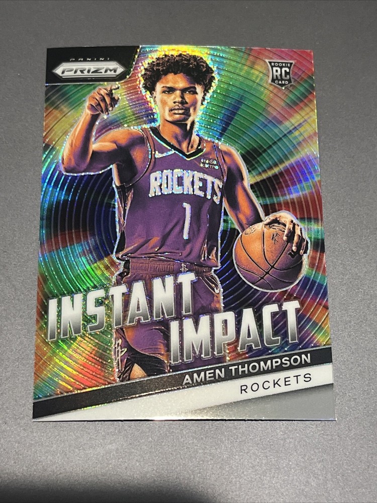 2023-24 Panini Prizm Amen Thompson Silver Instant Impact Card #18