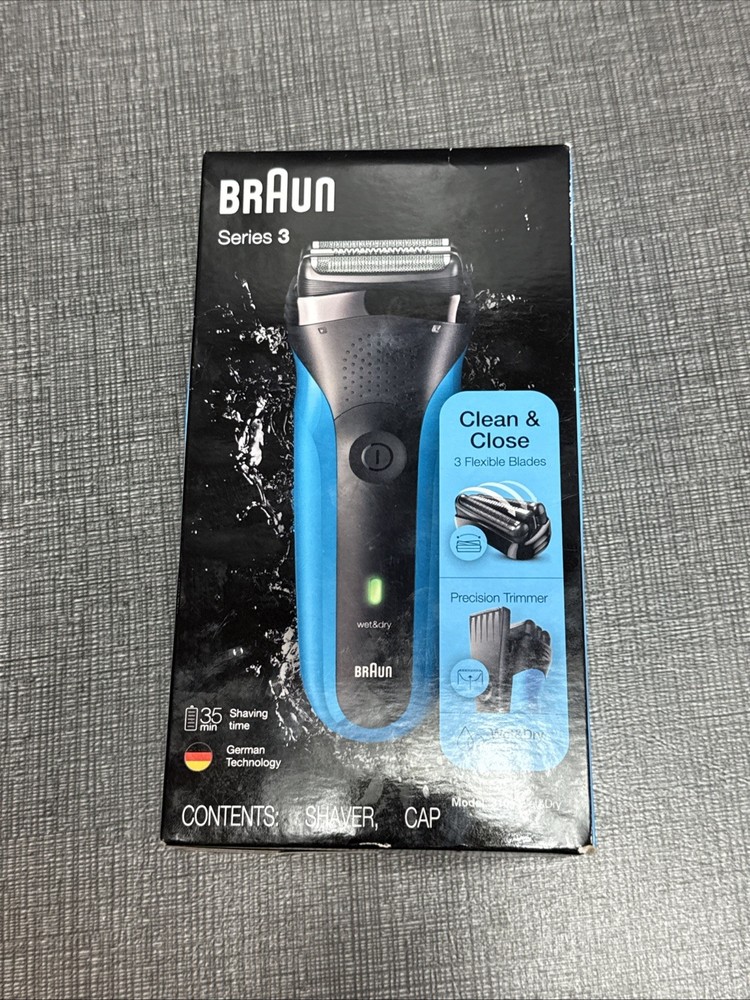 Braun Series 3 Electric Shaver & Precision Beard Trimmer For Men 310BT