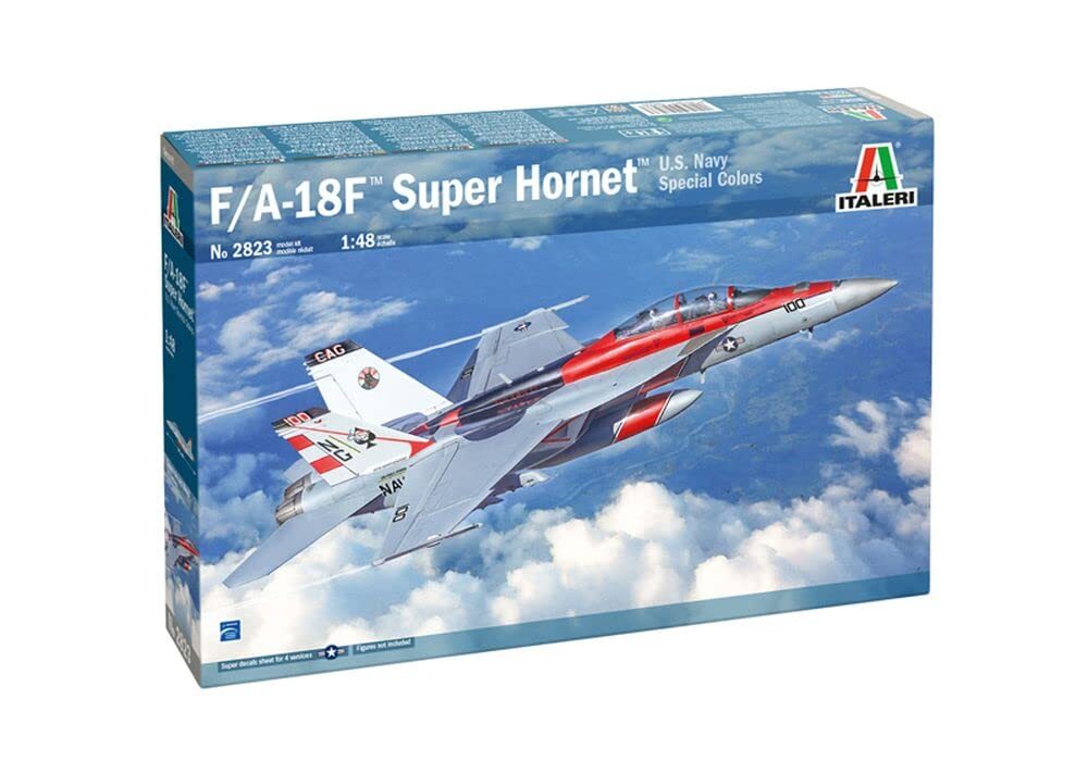 Italeri -2823 F/A-18F Super Hornet US Navy Special Colors, 1:48 Scale, Model Kit