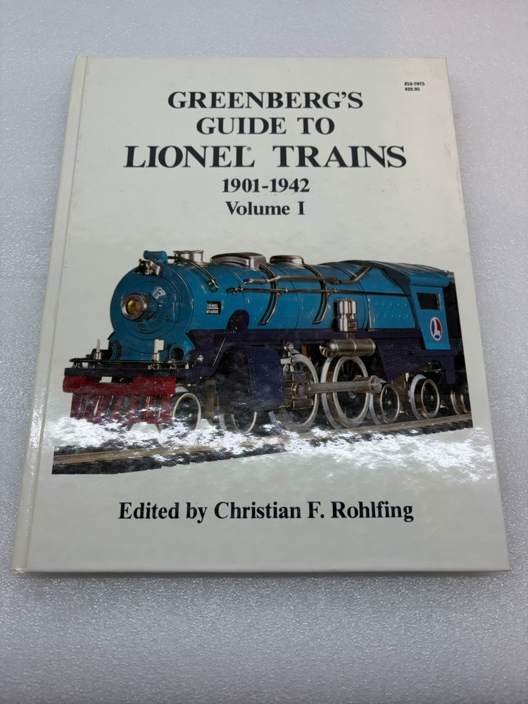 Greenberg's Guide to Lionel Trains 1901-1942 Volume I Free Shipping