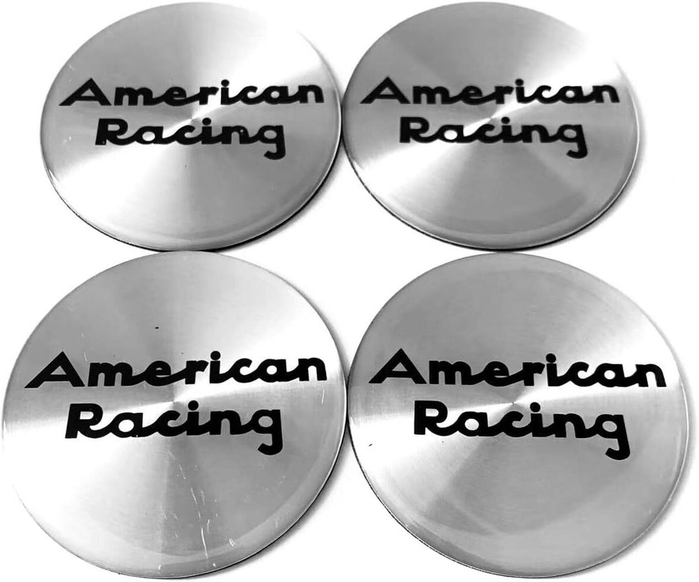 4PCS American Racing Wheel Center Cap Hub Cap Decal Emblem Sticker, 64mm/2.5''