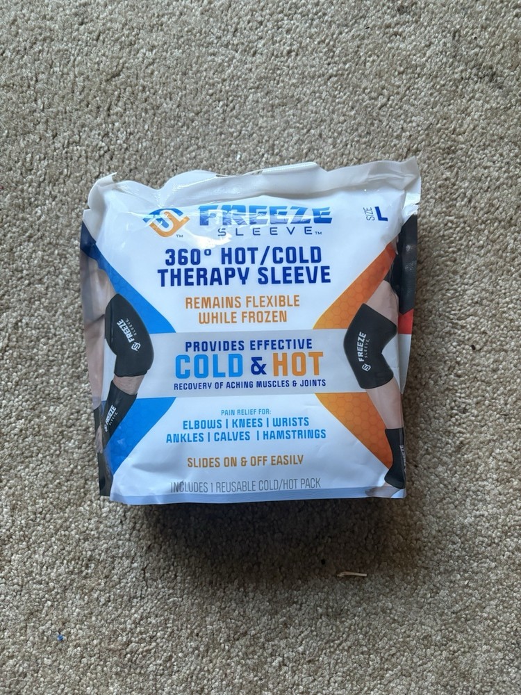Freeze Sleeve Large – 360° Cold & Heat Therapy for Pain Relief & Recovery