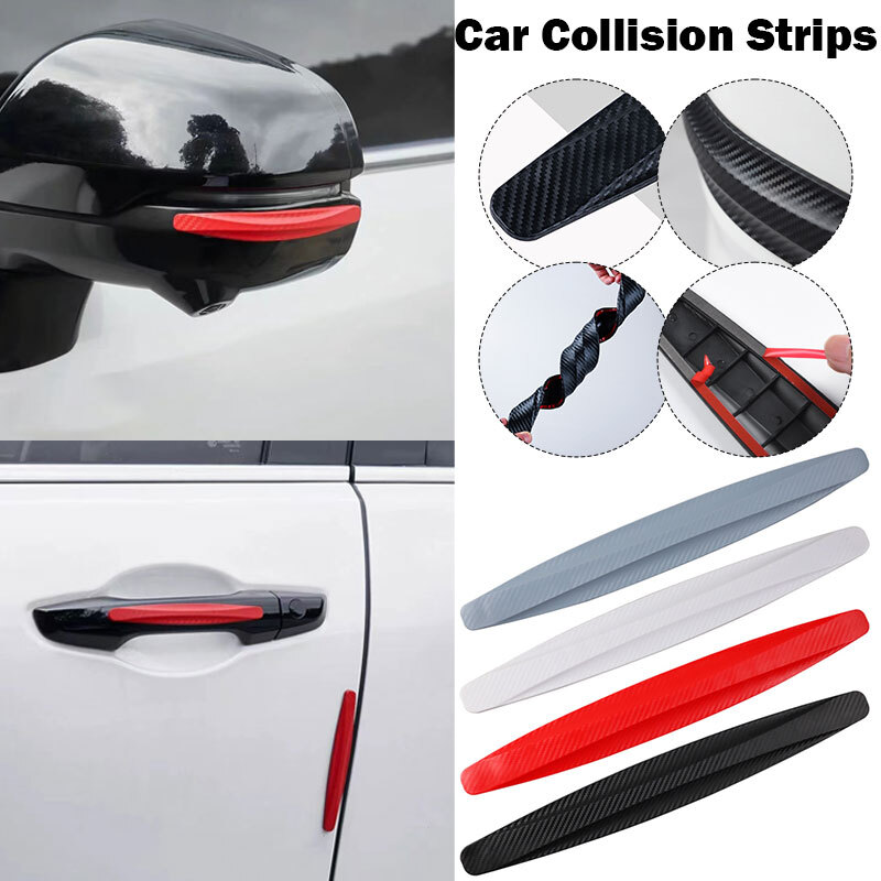 2Pcs Car Bumper Protector Strip Guard Corner Protection Anti Scratch Crash