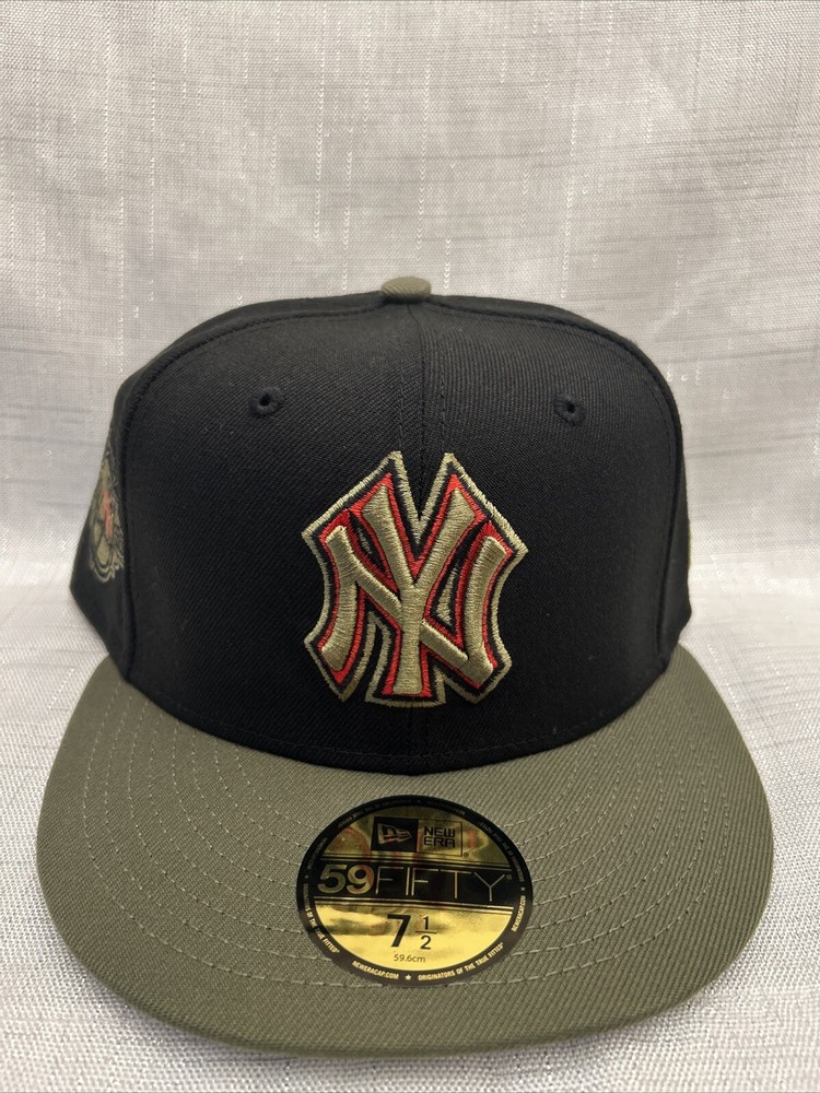 NEW ERA 59FIFTY NEW YORK YANKEES 100TH ANNIVERSARY STADIUM PATCH HAT SIZE 7 1/2