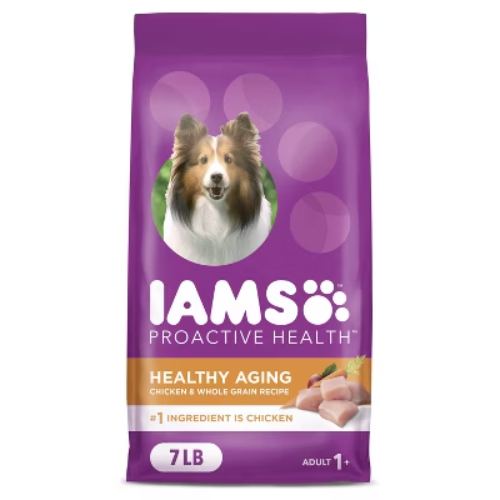 IAMS Healthy Senior Dry Dog Food with Chicken and Whole Grains