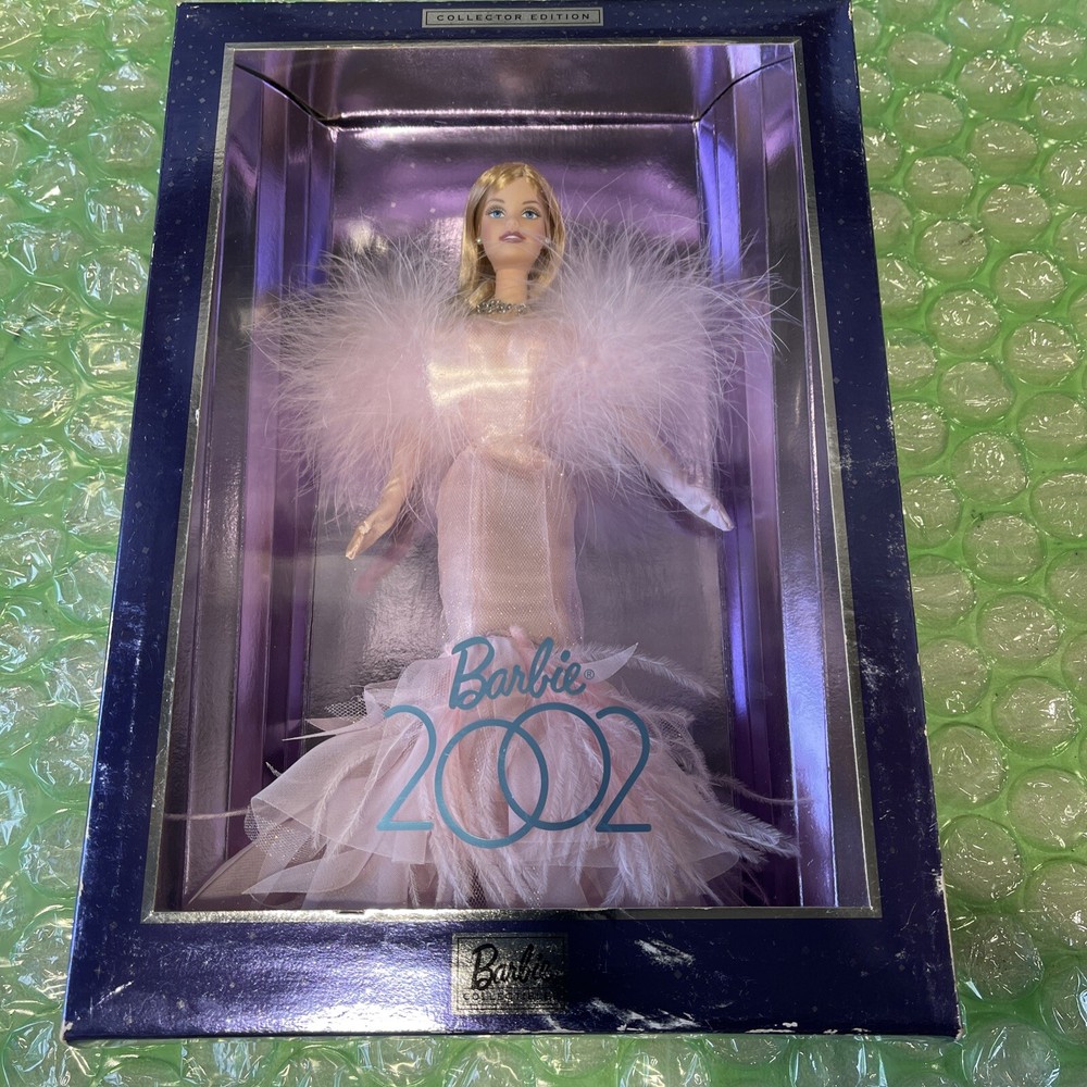 2002 Barbie New Years Collector Doll NIB Mattel 53975 Collectible-image