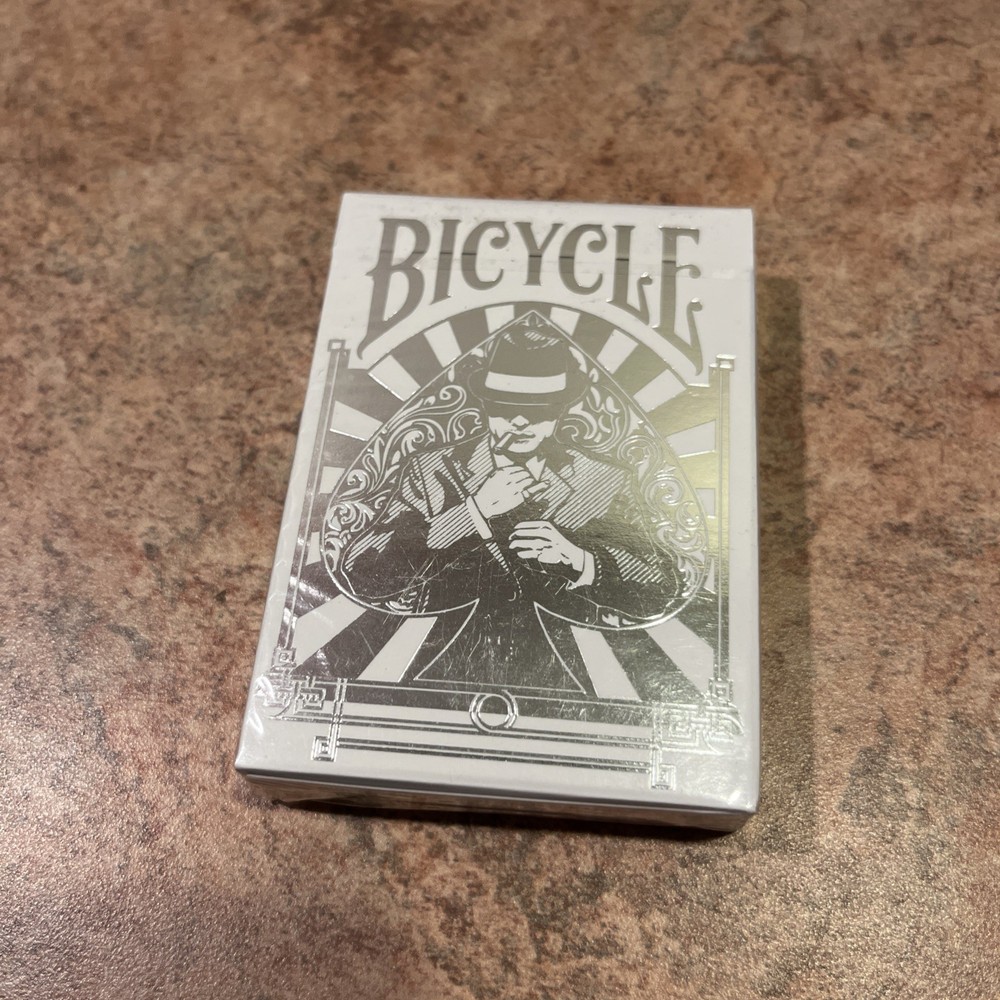Rare Bicycle M Made Silver Playing Cards Brand New Sealed