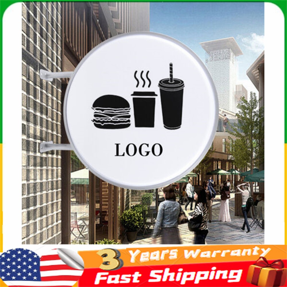 Round Double-Sided LED Light Box for Outdoor Advertising