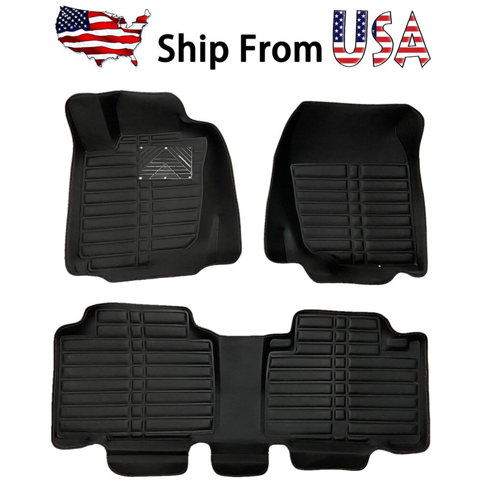 XPE Floor Liner Mats Anti Slip Safety Set for 2006-2012 Toyota RAV4 RAV-4