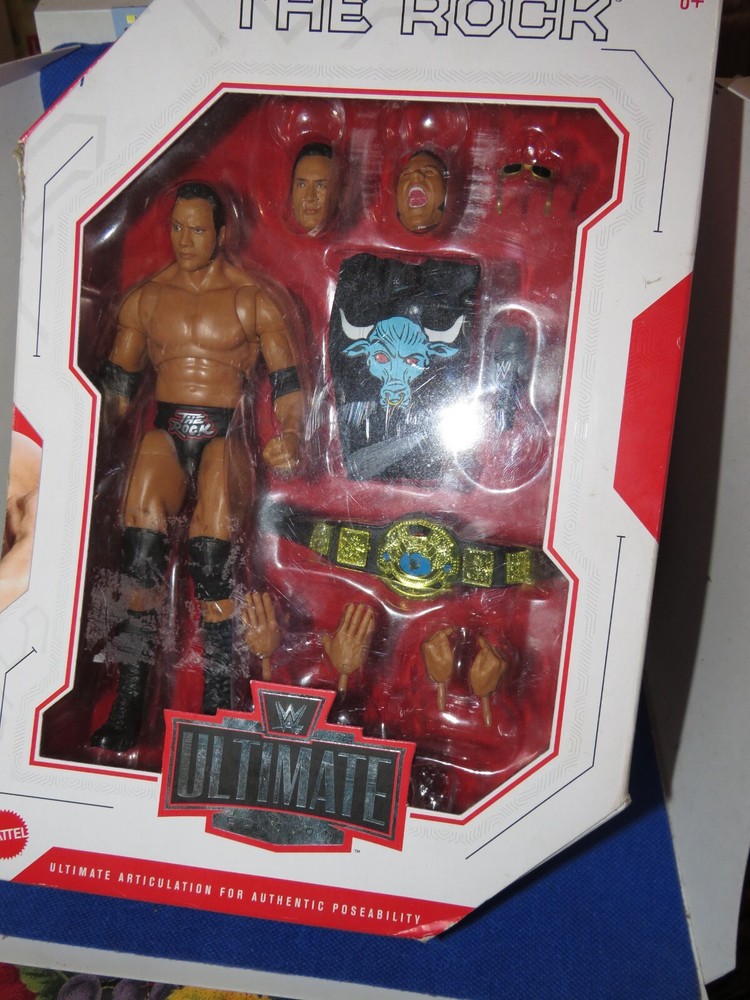 The Rock - WWE Best of Ultimate Edition 4 Mattel Toy Wrestling Action Figure NEW