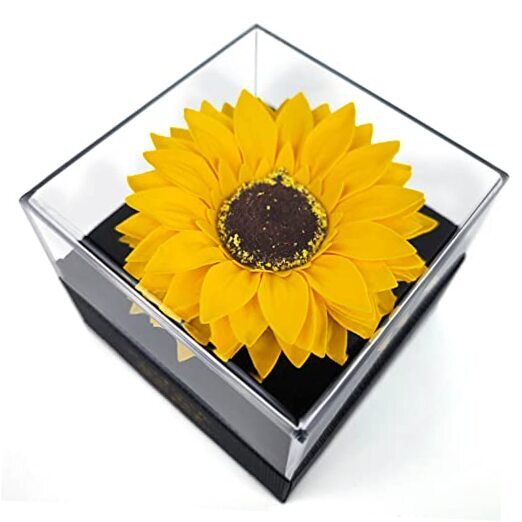 Exquisite Sunflower Shaped Soap Flower - Decorative Gift for Bright Yellow